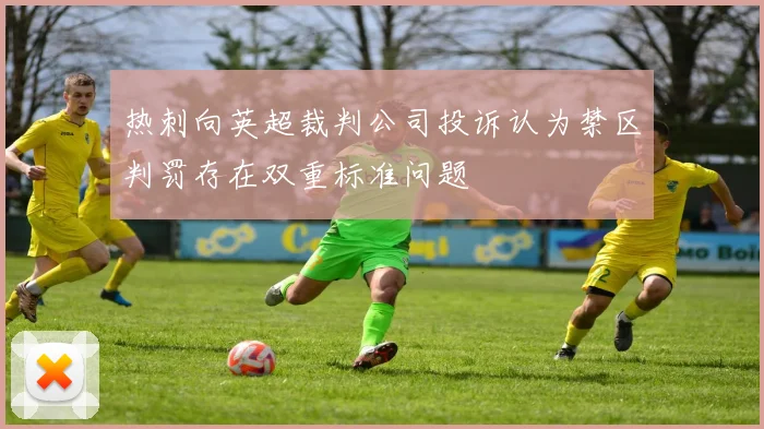 热刺向英超裁判公司投诉认为禁区判罚存在双重标准问题